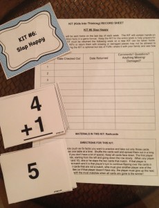 KIT #6 is a fast-paced game played with flashcards.